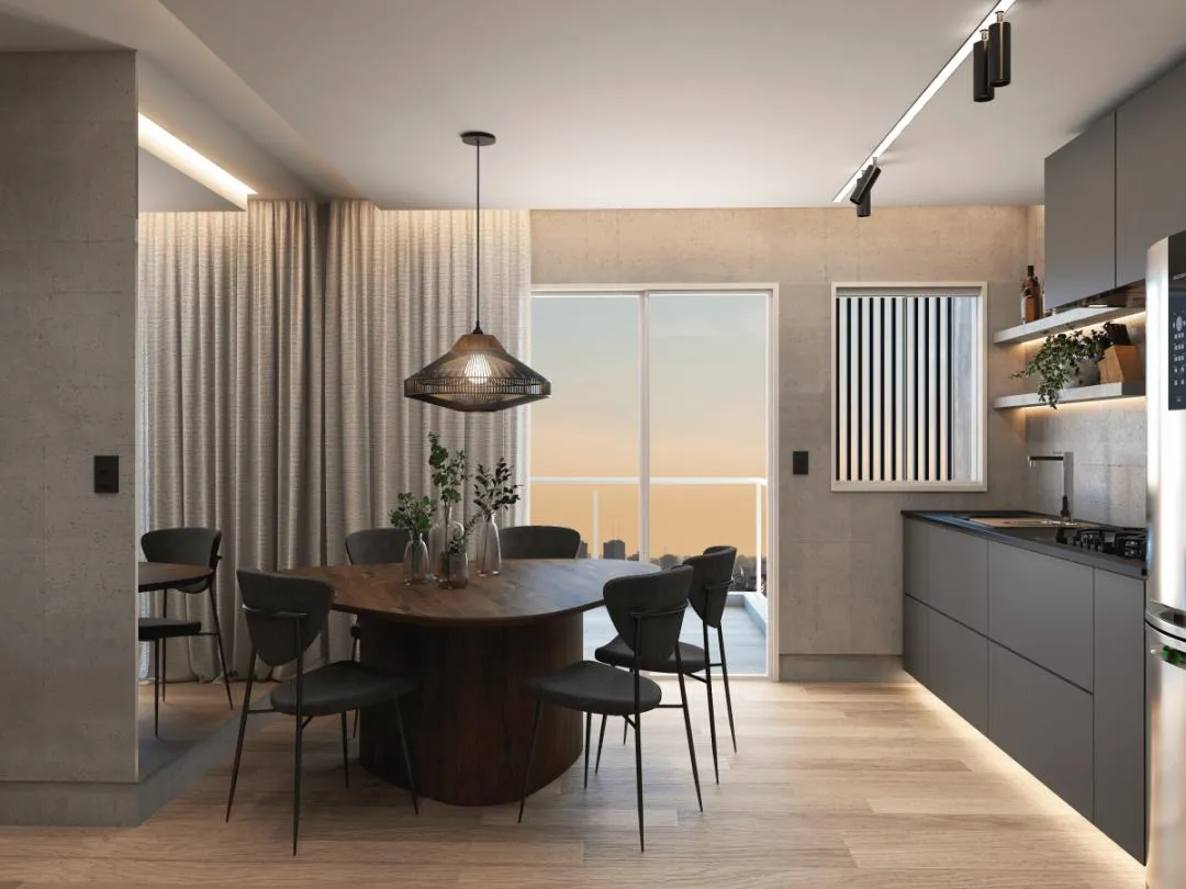 Imagem Apartamento em Construção com Churrasqueira na sacada no Bairro Cancelli, Cascavel - Venda