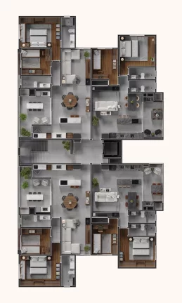Imagem Apartamento 2 quartos sendo 1 suíte para venda no bairro Panazzolo em Caxias do Sul