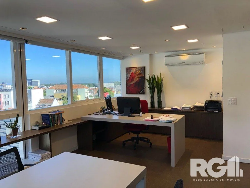 Imagem Sala para alugar totalmente mobiliada e decorada, 52 m² privativos divididos em 2 ambientes com vaga.