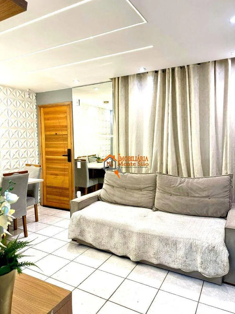 Imagem Apartamento com 2 dormitórios à venda, 52 m² por R$ 220.000,00 - Pimentas - Guarulhos/SP