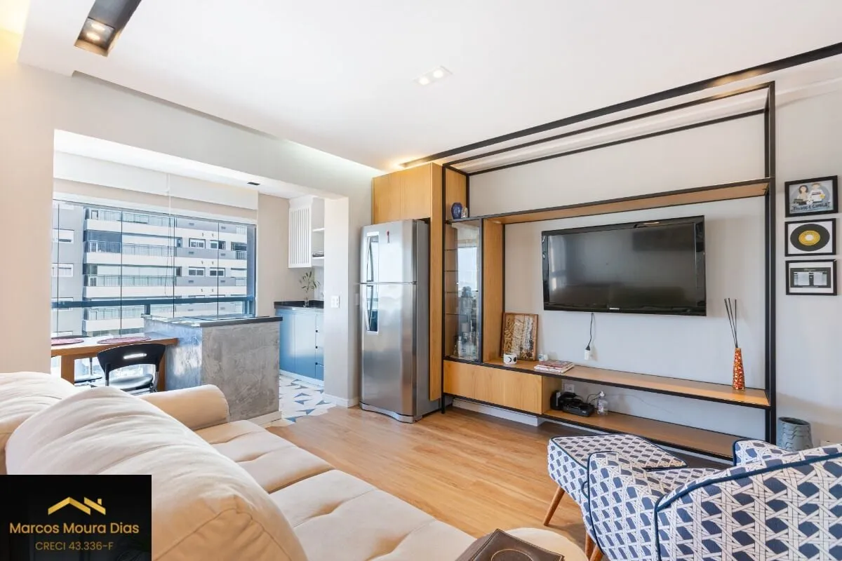 Imagem Apartamento Mobiliado à venda com 1 dormitório e 1 vaga na Vila Leopoldina - Portaria 24 hs, Edifício com Lazer e Gerador