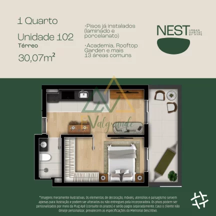 Imagem Apartamento à venda Bacacheri Curitiba PR