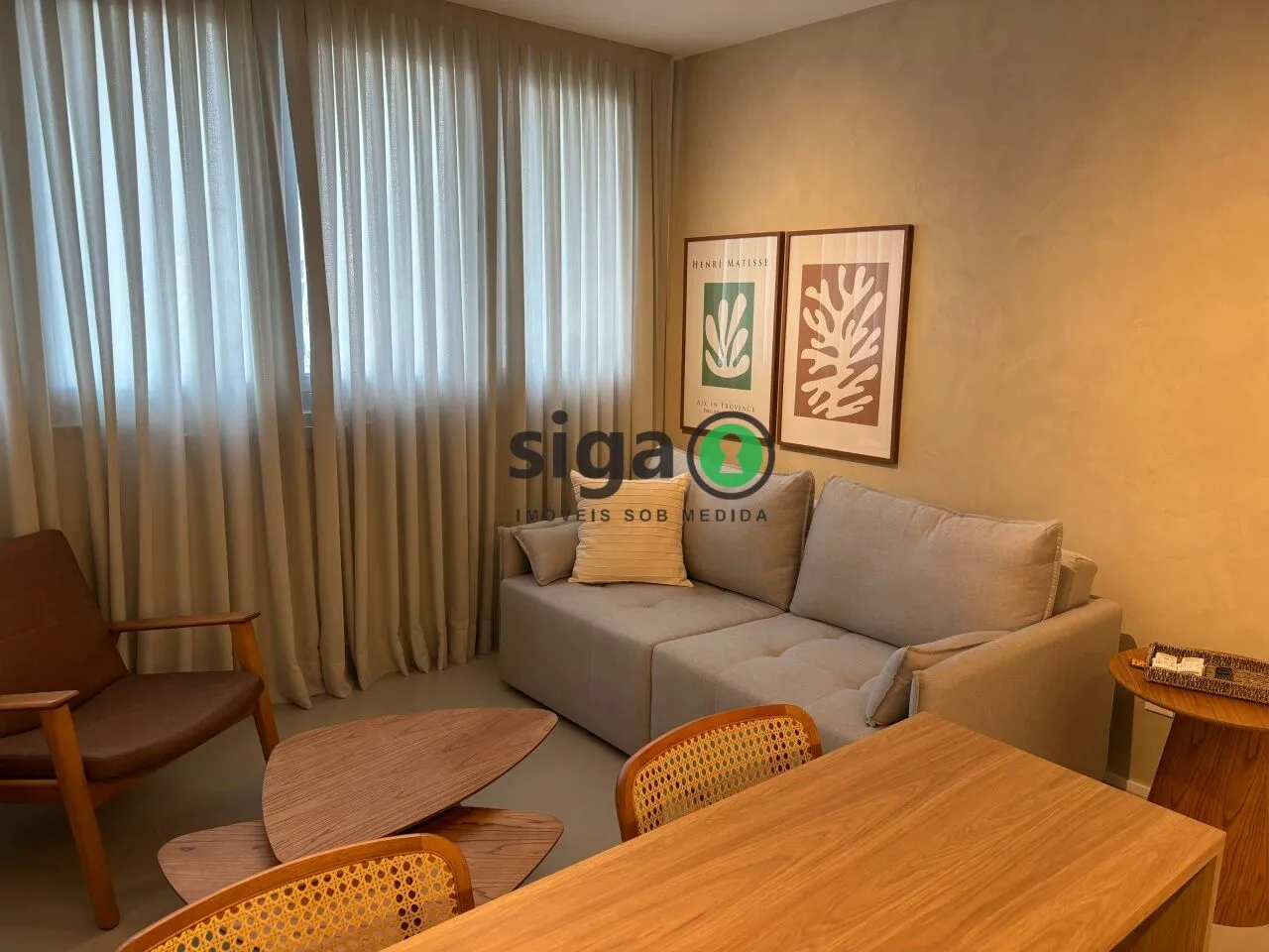 Imagem Apartamento para locação 38m² com vaga todo mobiliado localizado na Chácara Santo Antônio, São Paulo