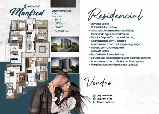 Imagem Apartamento para Venda em Concórdia, Liberdade