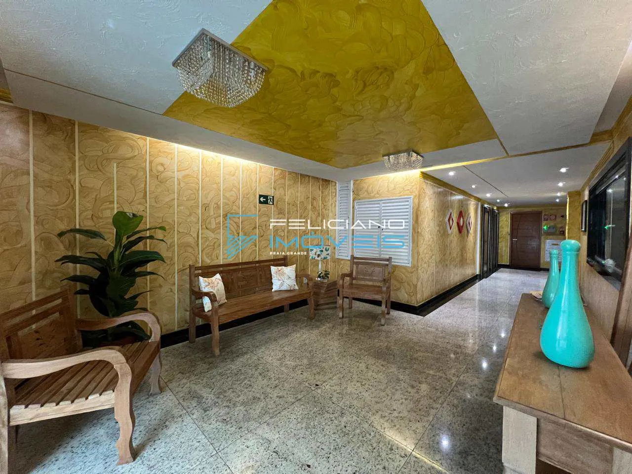 Imagem Apartamento com 2 quartos, Aviação, Praia Grande - R$ 550 mil, Cod: 7265