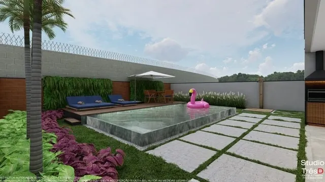 Imagem Lindo Sobrado em Condomínio Alphaville Nova Esplanada I 264M²!