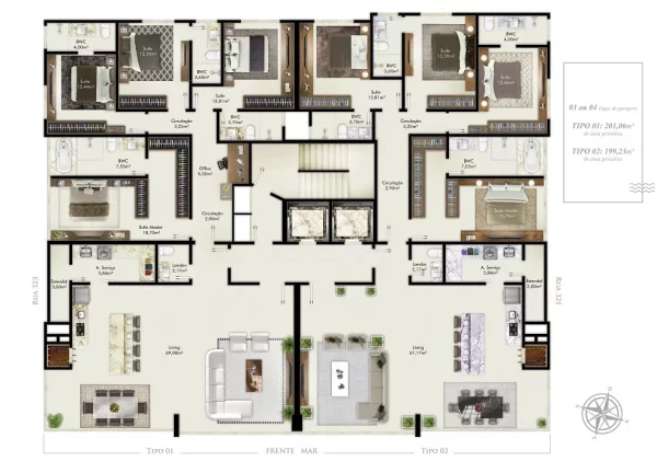 Imagem APARTAMENTO RESIDENCIAL em Itapema - SC, Meia Praia