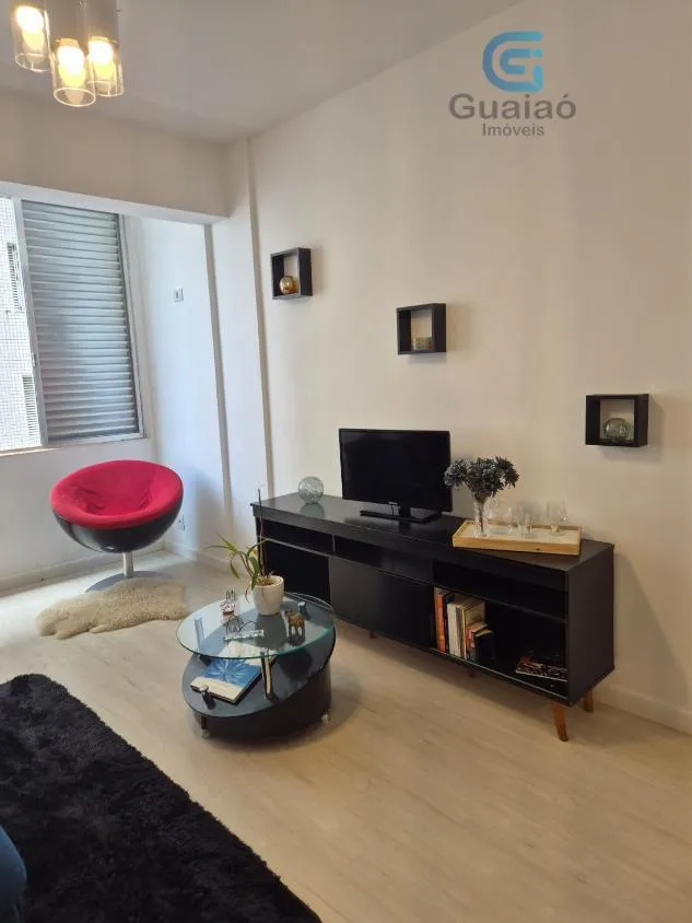 Imagem Vendo lindo Apartamento de 01 dormitório frente ao mar no José Menino em Santos