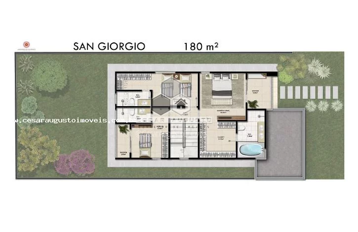 Imagem Jardins de Murano - Casas duplex em Alto Padrão no Eus?(C)bio