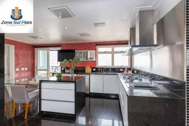 Imagem Apartamento Alto Padrão à Venda Em Moema Com 4 Suítes e 5 Vagas