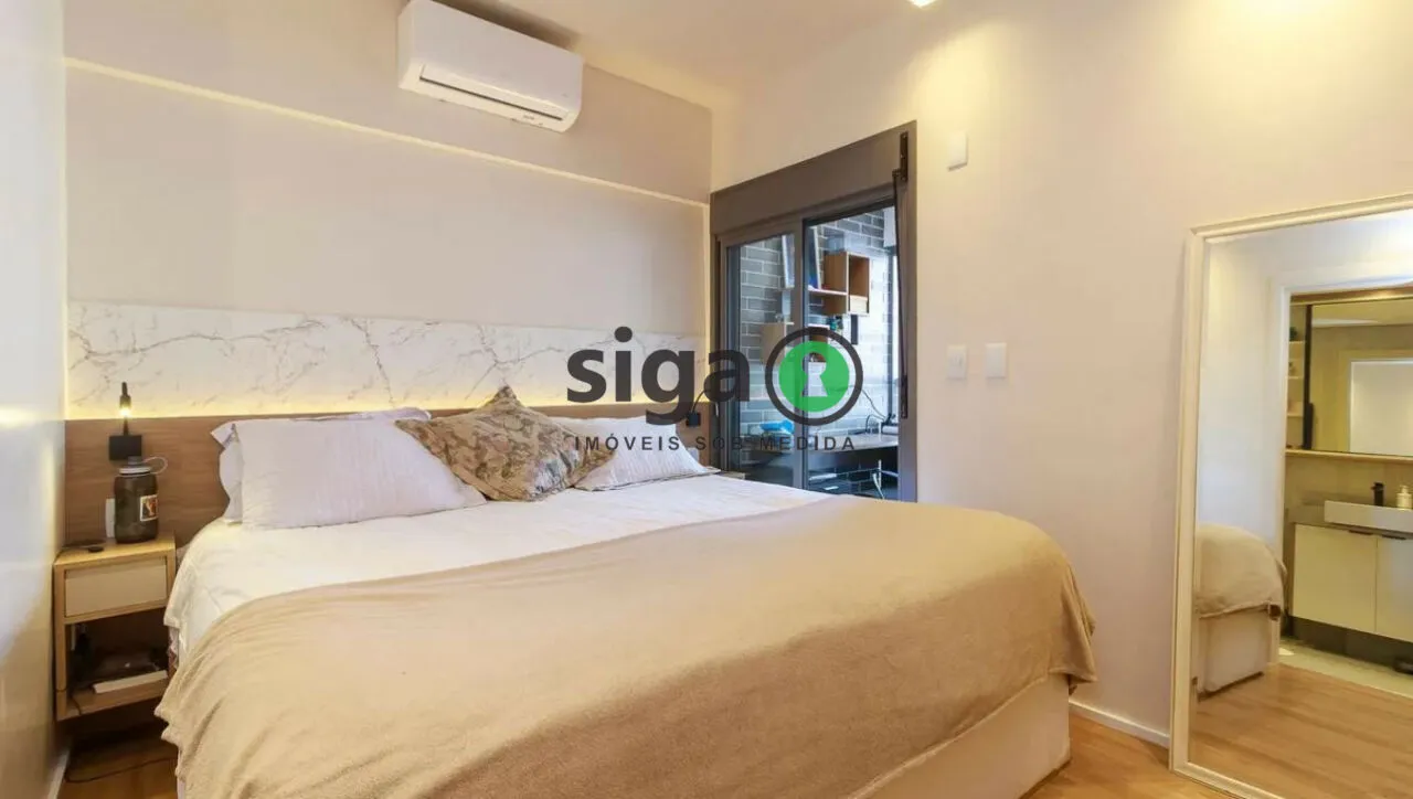 Imagem Apartamento mobiliado com 3 dormitórios e lazer completo no Brooklin.
