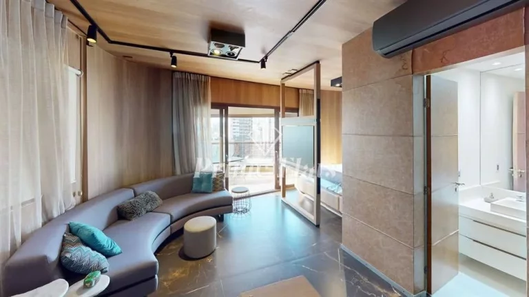 Imagem Flat disponível para locação no Cyrela by Pininfarina, com 49m², 1 dormitório e 2 vagas de garagem