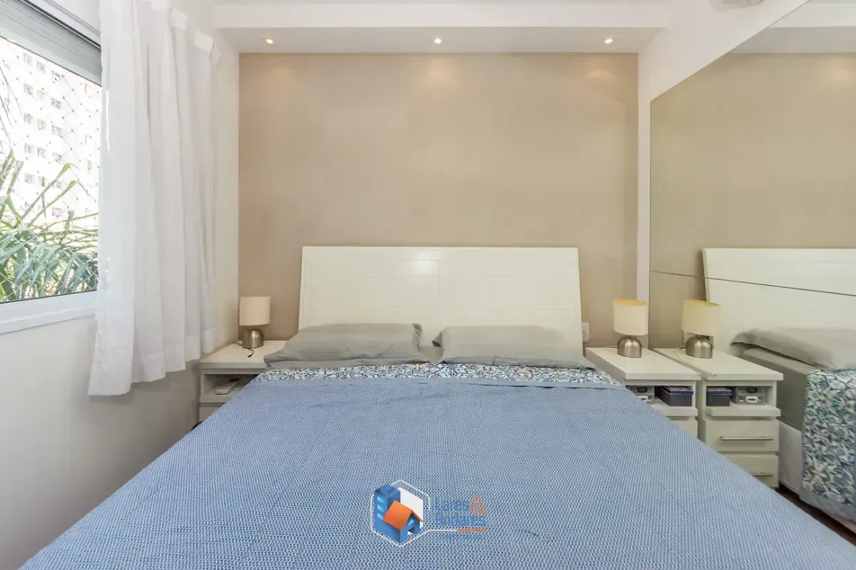 Imagem APTO À VENDA, COM 82 M², 2 DORMS. (1 SUÍTE) COM ARMÁRIOS EMB. E AR COND. , VARANDA GOURMET, PISCINA E 2 VGS. NA VILA GUMERCINDO - SP.