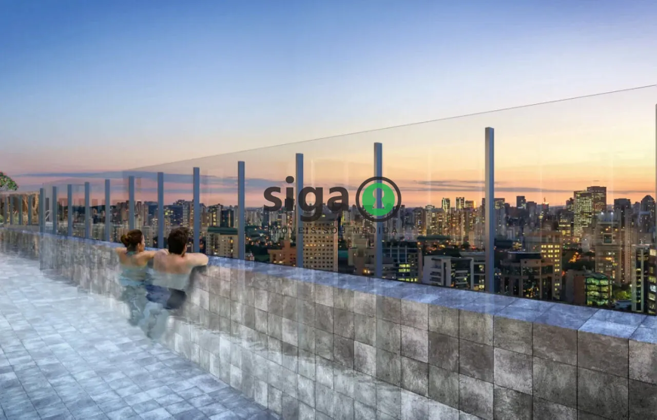 Imagem Apartamento 143m² 3 Suítes na Vila Olímpia com Varanda e 2 Vagas, Rua Funchal