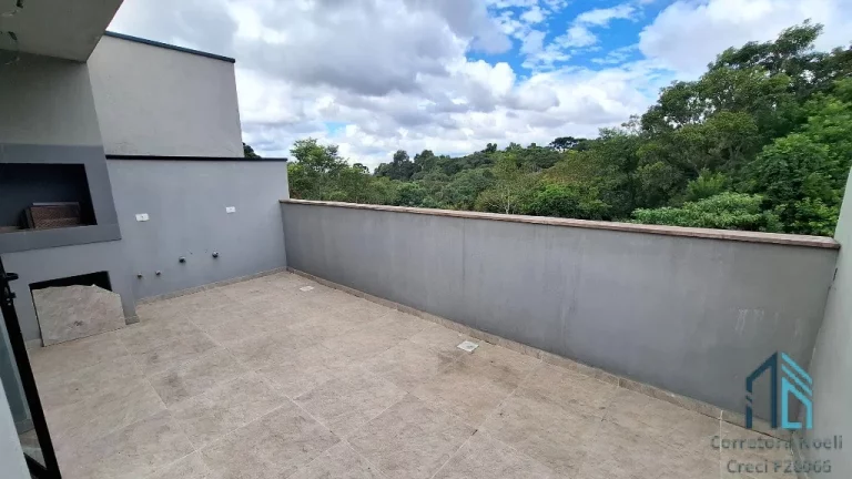 Imagem Sobrado 04 quartos c/suíte, Ático, terraço com churrasqueira, no Santa Cândida em Curitiba PR