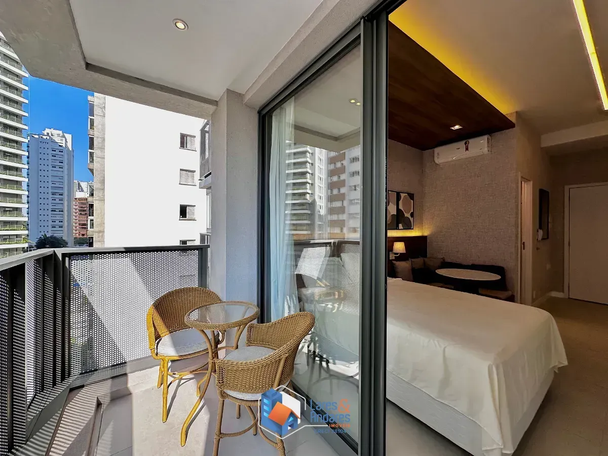 Imagem Studio para venda em Moema com 1 quarto, sendo 1 suíte, 27m²