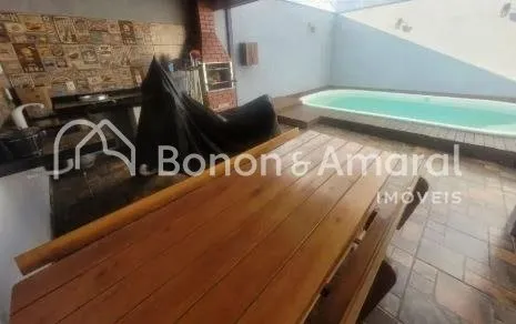 Imagem Casa com 2 quartos, 2 banheiros e piscina no residencial Pazetti em Paulínia