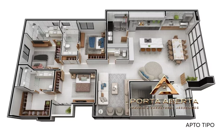 Imagem Apartamento 03 suítes alto padrão - Cidade Nobre - cód 1191