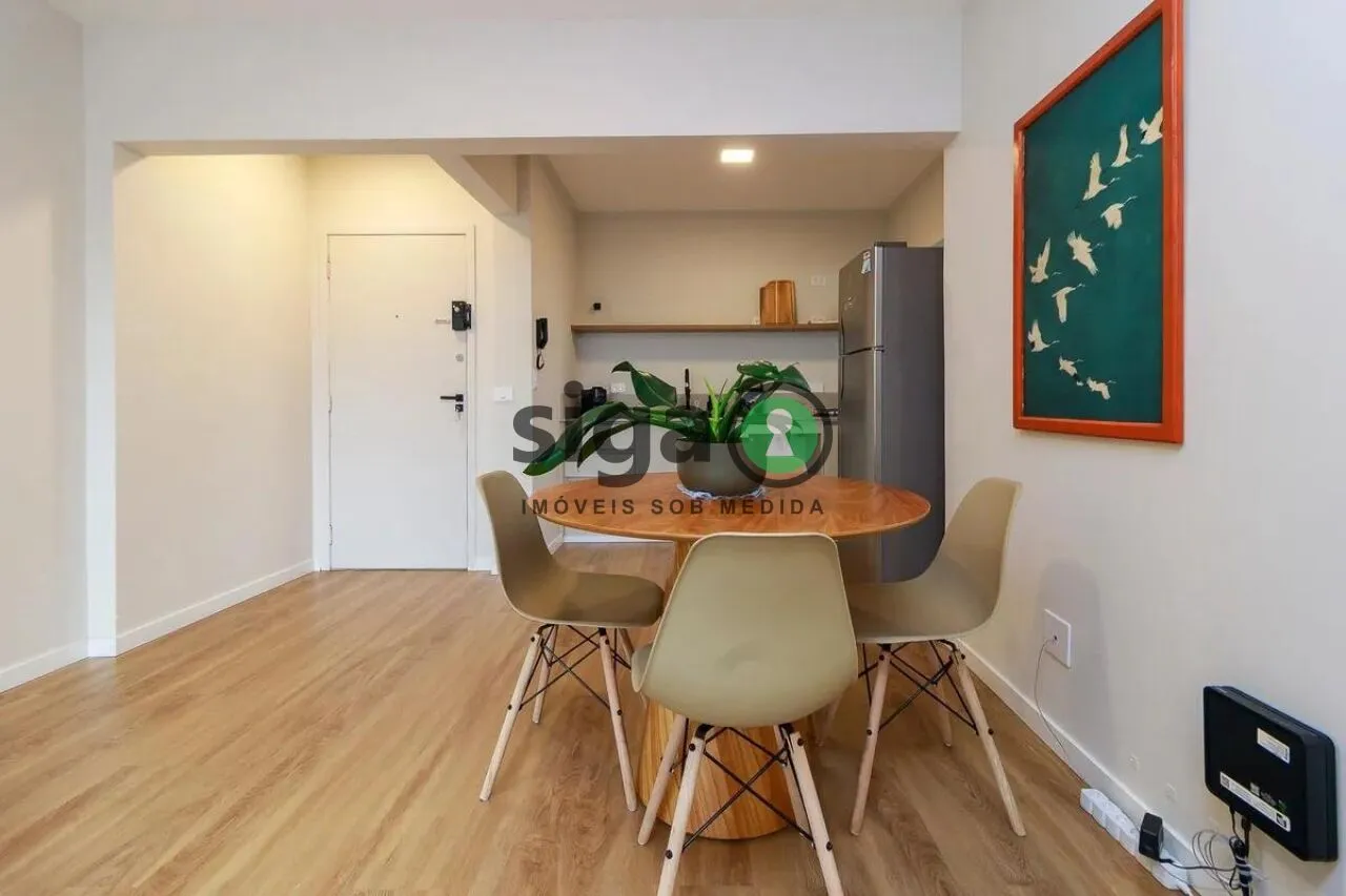 Imagem Apartamento á Venda no Brooklin - 51m². 1 vaga, 1 quarto - MOBILIADO