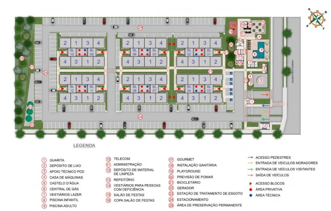 Imagem Apartamento com 2 Quartos à Venda, 50 m² em Pitimbu - Natal
