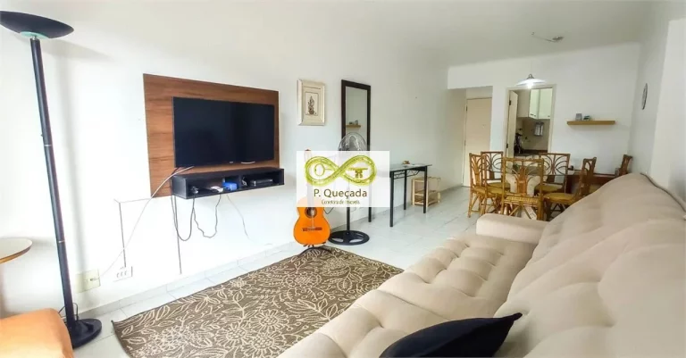 Imagem Apartamento mobiliado com 03 quartos no Guarujá!