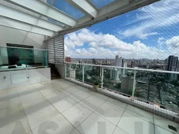 Imagem CASAL IMÓVEIS VENDE COBERTURA ED VITRINE 4 SUÍTES + 4 VGS MOBILIADO