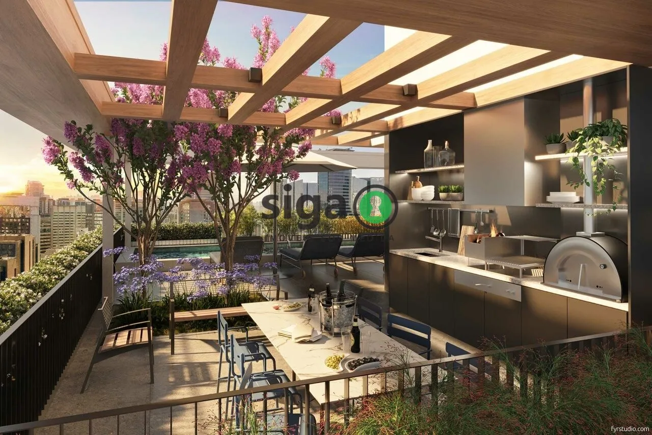 Imagem Apartamento à venda no Itaim com 1 quarto, 40m², 1 vaga