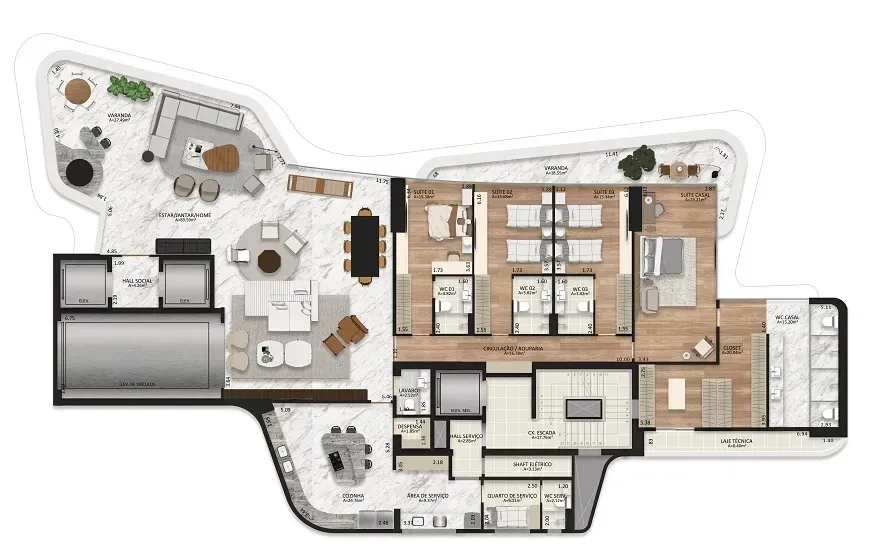 Imagem Apartamento com 4 Quartos à Venda, 362 m² em Meireles - Fortaleza