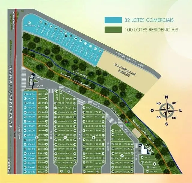 Imagem Terreno à venda 258M², Caminho Novo, Tremembé - SP | Colinas do Sol