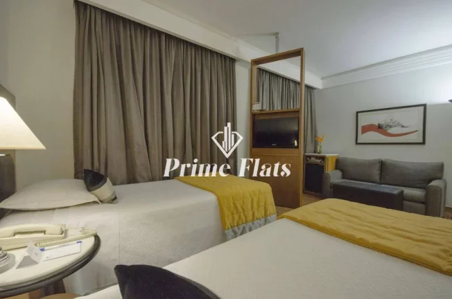 Imagem Flat disponível para venda no Estanplaza International na Chácara Santo Antônio, com 30m², 1 dormitório e 1 vaga