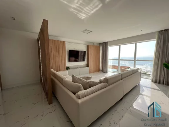 Imagem (Financiamento e estuda permutas) Apartamento a venda, Frente Mar, Mobiliado, 04 suítes, 03 vagas, com 337,39 m², em Itapema- SC