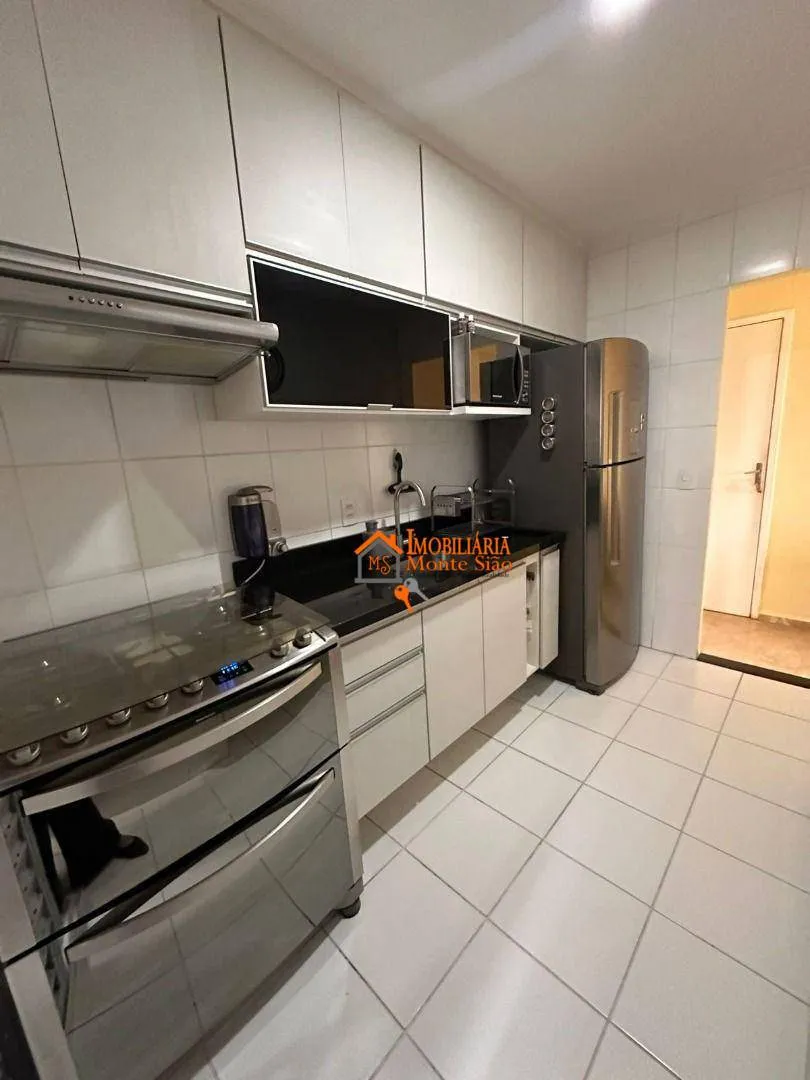 Imagem Apartamento 77m² à Venda no Parque Residence | 3 Dorms (1 Suíte) | Varanda Gourmet | Lazer Completo | Ao Lado do Shopping Maia