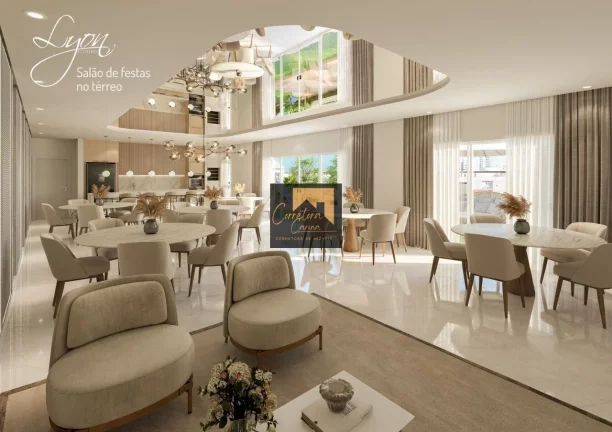 Imagem Apartamento no 8º andar com 113,35m² privativos, 3 quartos sendo 3 suítes com persianas automatiz...