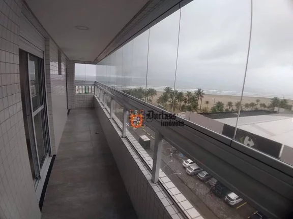 Imagem Apartamento Beira Mar com 3 dormitórios à venda, 140 m² por R$ 1.500.000 - Guilhermina - Praia Grande/SP