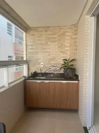 Imagem Apartamento com 1 dormitório à venda, 52 m² por R$ 355.000,00 - Guilhermina - Praia Grande/SP