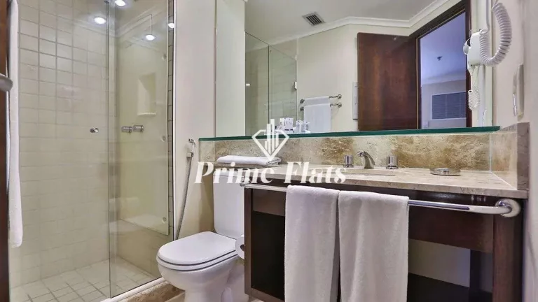 Imagem Flat disponível para venda no Transamérica Prime International Plaza, com 26m², 1 dormitório e 1 vaga
