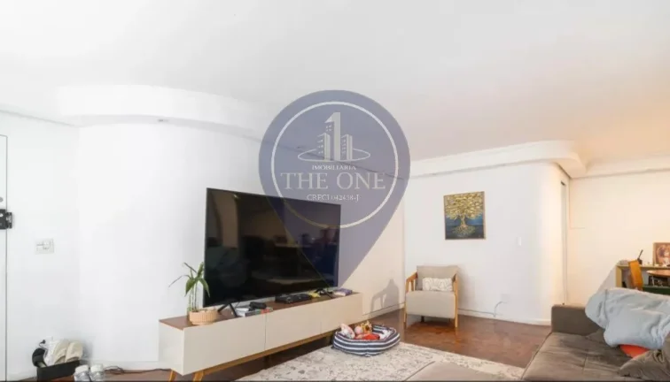 Imagem Apartamento para locação na Vila Olímpia, São Paulo-SP: 3 quartos, 1 suíte, 2 salas, 2 banheiros, 2 vagas de garagem, 121m².
