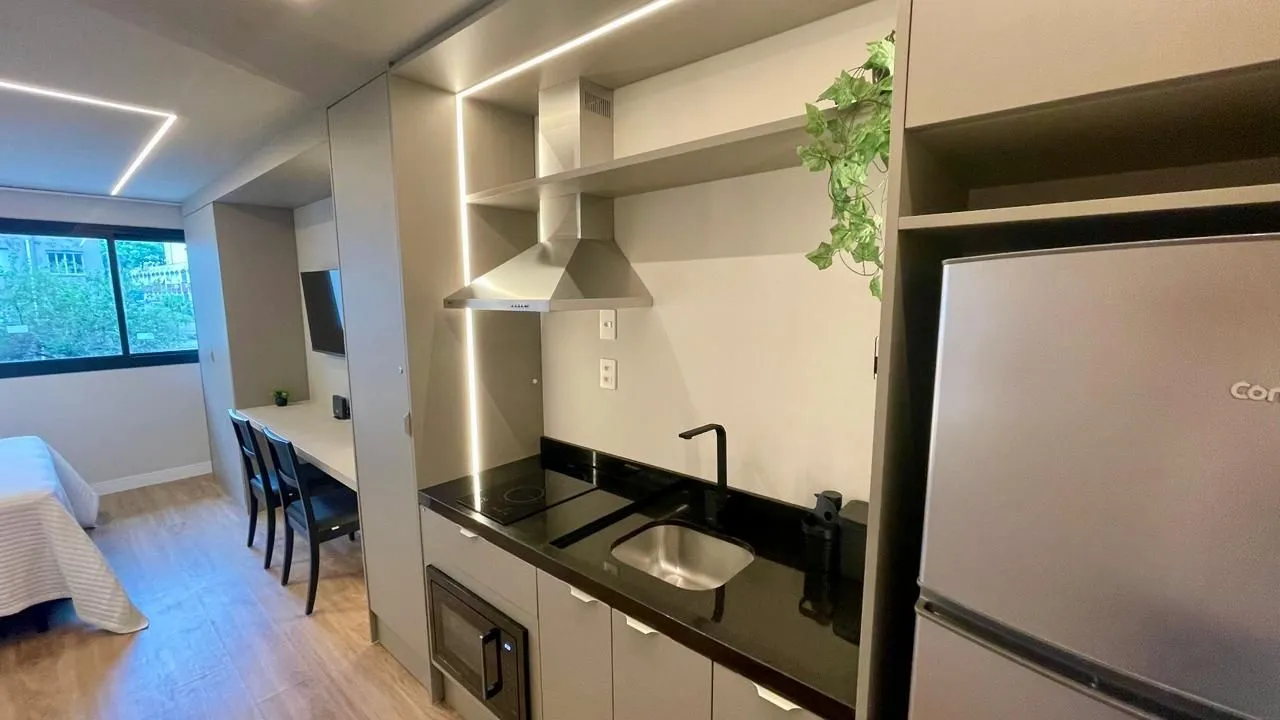 Imagem Studio mobiliado e pronto para Airbnb - Go Cidade Baixa, POA