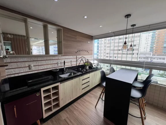 Imagem Apartamento Quadra Mar para Venda em Praia Grande, Guilhermina, 4 dormitórios, 3 suítes, 4 banheiros, 2 vagas