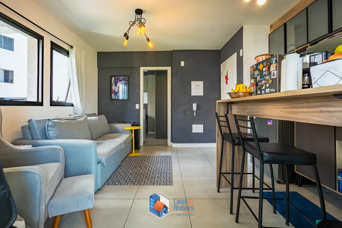 Imagem Apartamento para venda em Chácara Inglesa com 1 quarto, 43m²