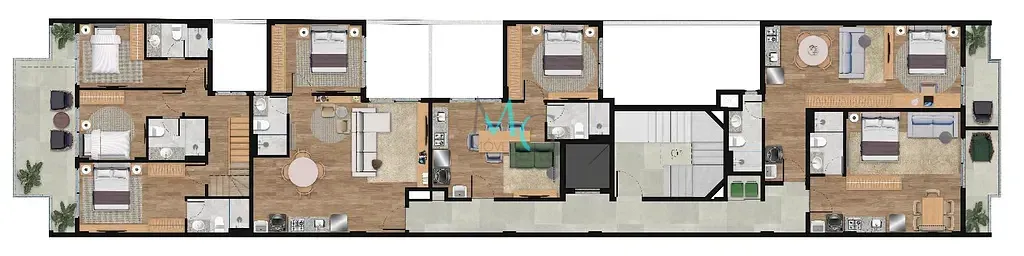 Imagem Studio à venda 1 Quarto 42.45M² Tijuca Rio de Janeiro - RJ | Gabizo 48