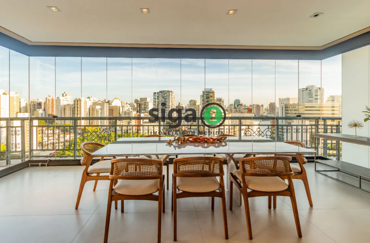 Imagem Apartamento Alto Padrão no Itaim Bibi de 3 Quartos com 5 Vagas - 275m² à Venda.