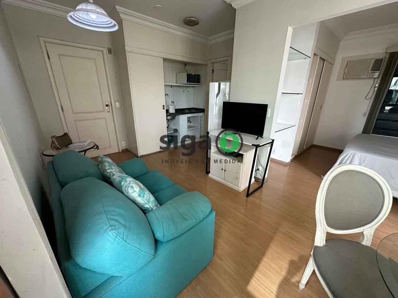 Imagem Flat mobiliado Jd Europa 1 dorm 1 vaga