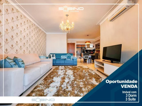 Foto do imóvel Apartamento à venda, com 3 dormitórios 3 suítes, mais suíte de empregada 142 m² em Riviera de São de São Lourenço