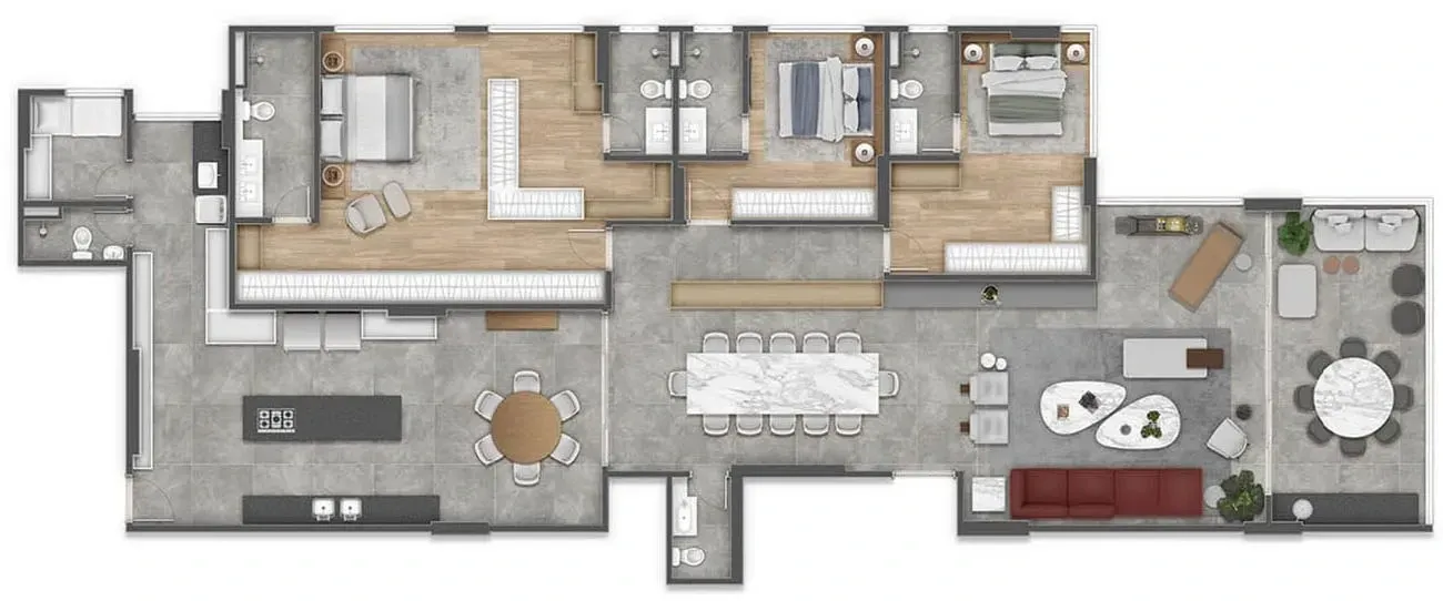Imagem Apartamento com 4 Quartos à Venda, 265,26 m² em Jacarecica - Maceió