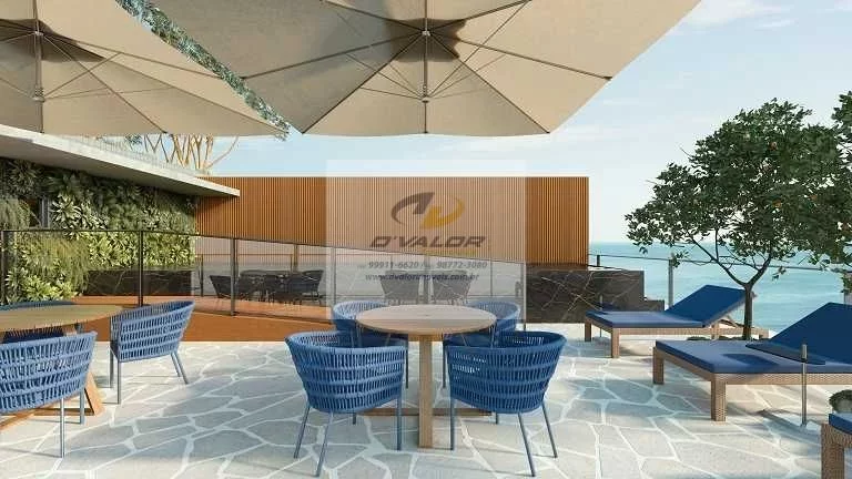 Imagem Vendo apartamentos na Av beira mar do Bessa, de 47m² à 205m², com plantas de 1, 2 ou 3 quartos, 1 à 2 vagas