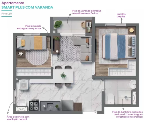 Imagem Apartamento à venda no bairro Sacomã - São Paulo/SP