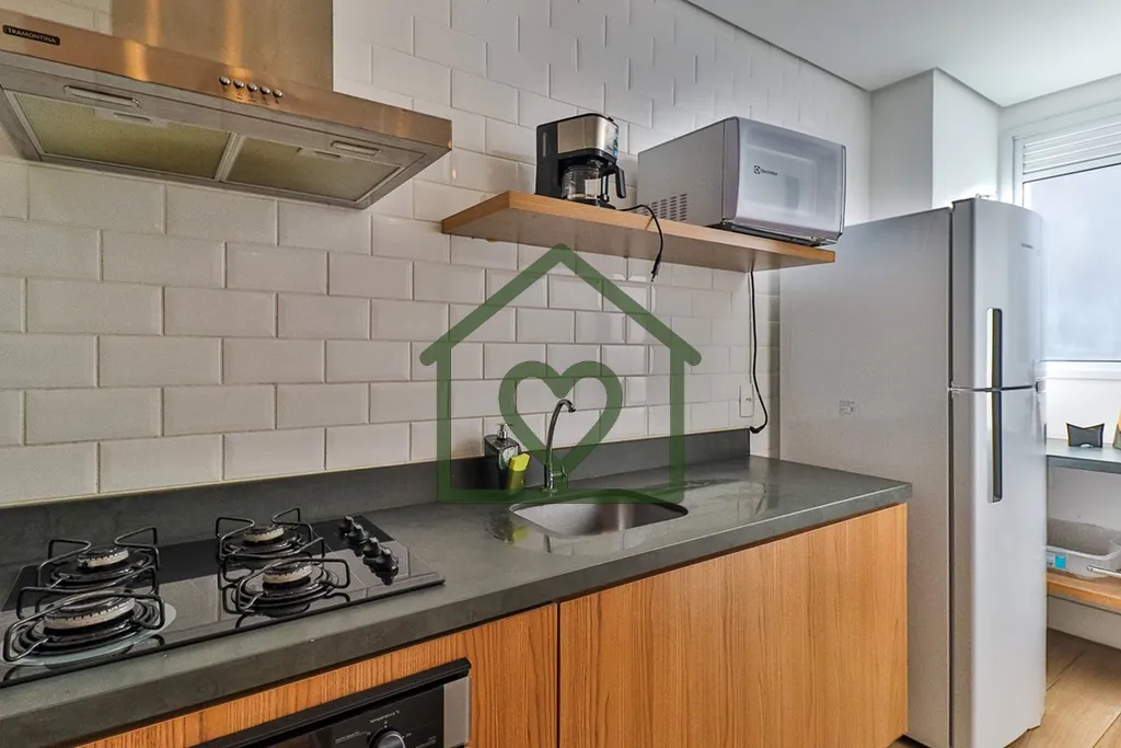 Imagem Excelente apartamento à venda no Vivaz Ecoville. 
Localizado na Alameda Três de Outubro, no bairro...