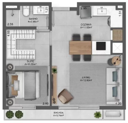 Imagem Tribeca Residences - Apartamento à venda no bairro Mont Serrat - Porto Alegre/RS