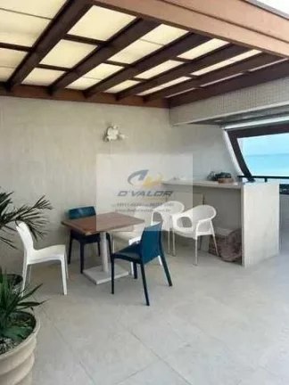 Imagem Vendo Cobertura Duplex, com vista para o mar, 347m², 3 suítes, sala p/ 3 ambientes e 2 vagas